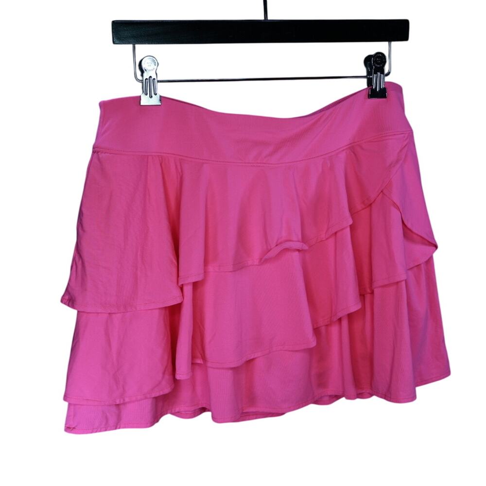 Lilly Pulitzer Gabby Skort Womens Large Pink Tropics NWT Golf Tennis Pickleball